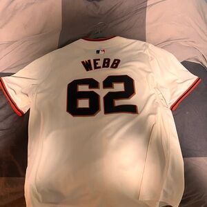 Brand New Logan Webb Giants Jersey